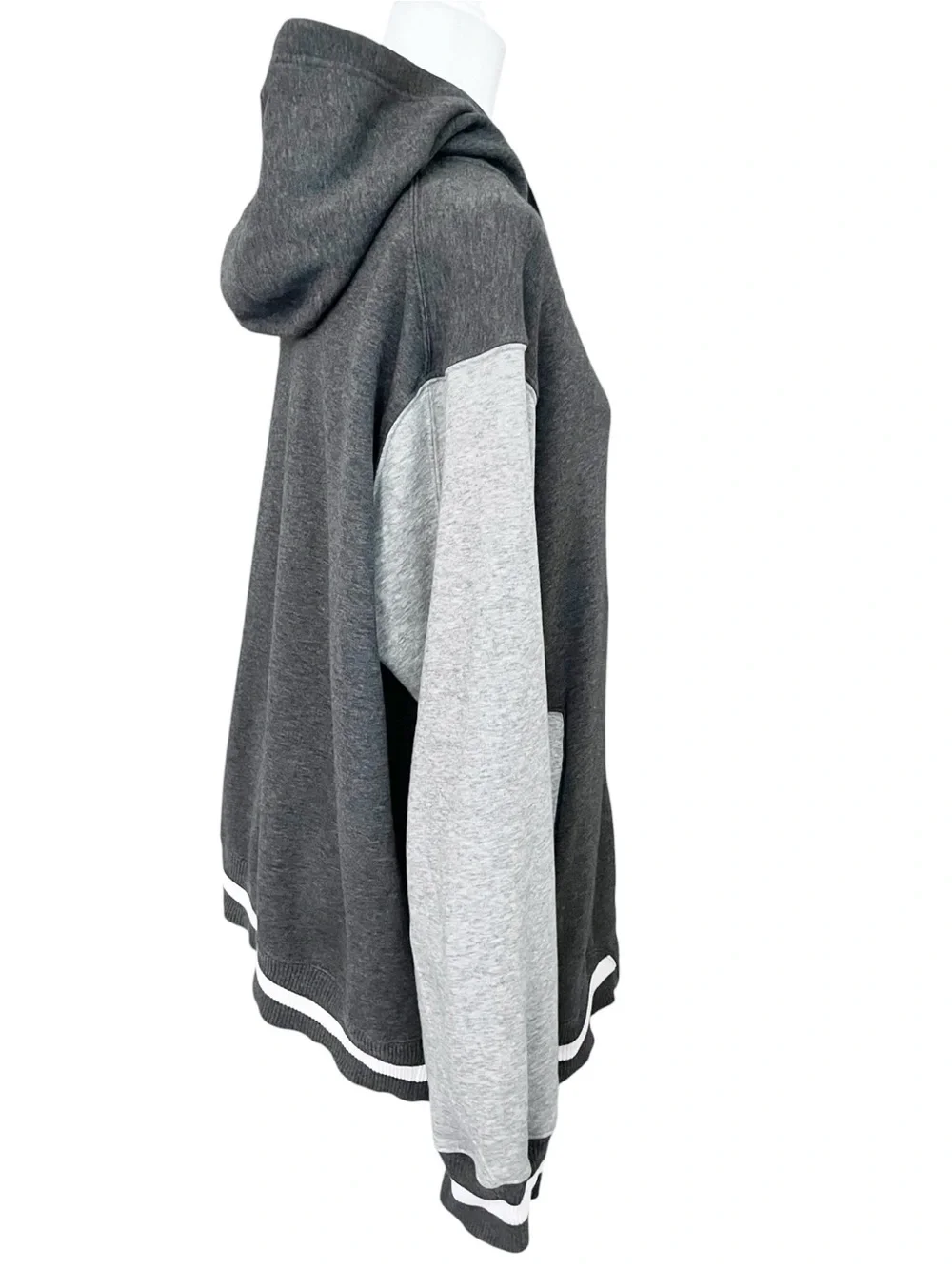 Nike Jumpman Jordan Size XL Snap Front Hoodie Sweater Jacket Gray